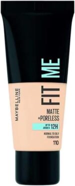 Maybelline Fit Me Matte and  Poreless Foundation 110