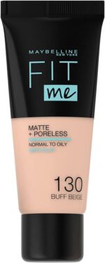 Maybelline Fit Me Matte and Poreless Foundation 130 Buff Beige