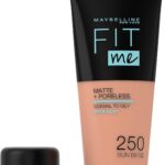 Maybelline Fit Me Matte and Poreless Liquid Foundation 250 Sun Beige