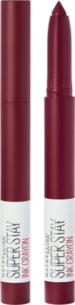 Maybelline Super Stay Ink Crayon Matte Lipstick 55 Make It Red