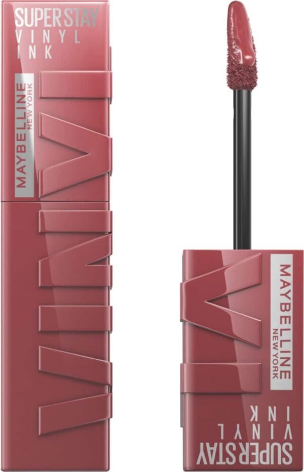 Maybelline New York Super Stay Vinyl Ink Lipstick 40 Witty Red