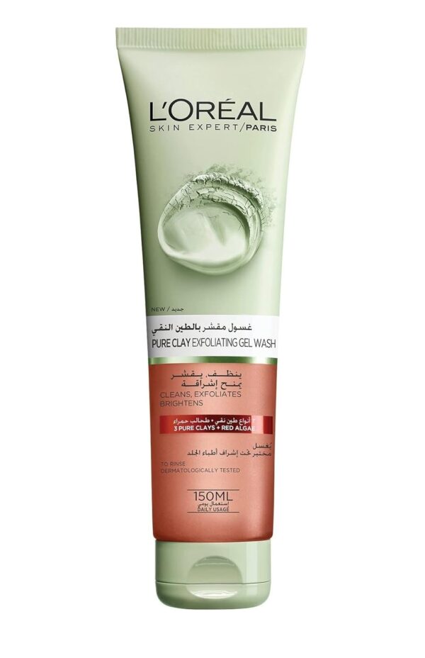 L'Oreal Paris Pure Clay Red Face Cleanser with Red Algae 150ml
