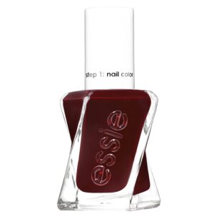 Essie Gel Couture Nail Polish Deep Red Spiked With Style