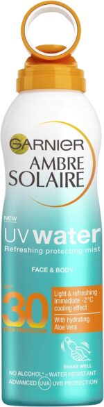 Ambre Solaire UV Water Clear Sun Cream Mist SPF30 200ml