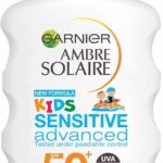 Garnier Ambre Solaire Kids Sensitive Water Resistant Sun Cream Spray SPF50+ 200ml