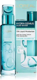 L'Oréal Paris Liquid Moisturiser Hydrating for up to 72h Hydra Genius Aloe Water 70ml