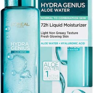 L'Oréal Paris Liquid Moisturiser Hydrating for up to 72h Hydra Genius Aloe Water 70ml