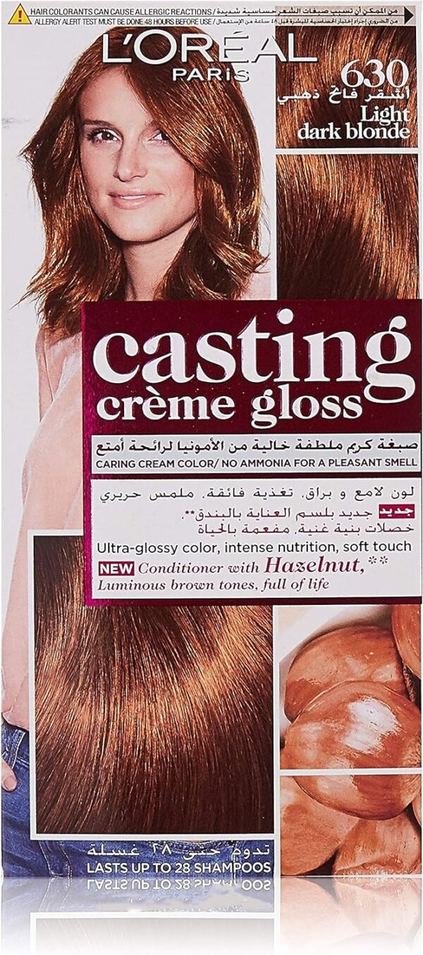 L'Oreal Paris Casting Crème Gloss 630 Light Dark Blonde Hair Color