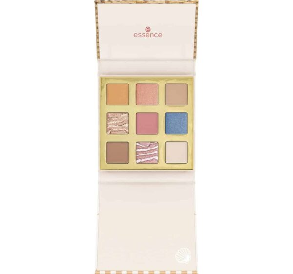 essence vintage beach eyeshadow palette 01 sky above sand below peace within 72g