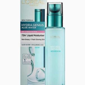 L’Oreal Paris Hydra Genius Aloe Water 72H Liquid Moisturiser for Dry and Sensitive Skin 70ml