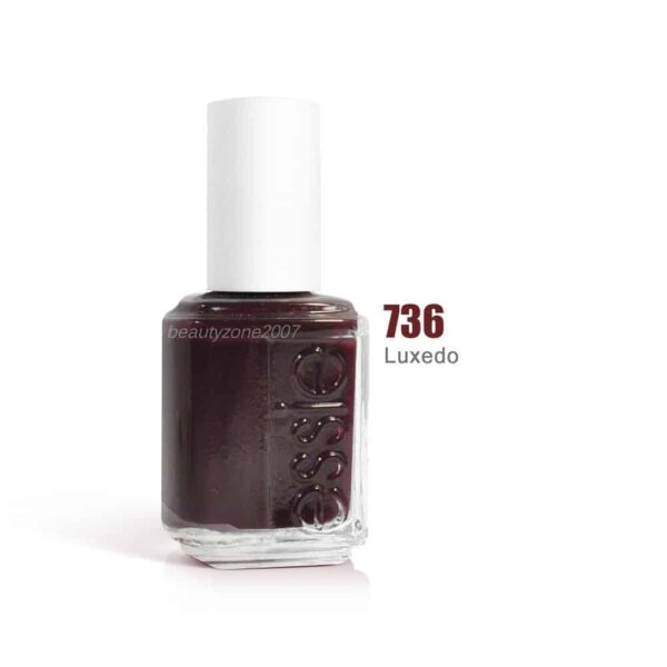 Essie Enamel Nail Polish 736 Luxedo Dark Purple Grape