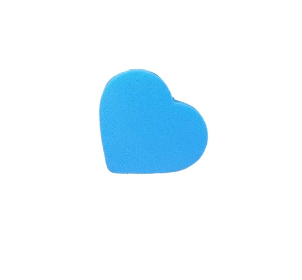 Beauty Glam Heart Makeup Sponge Blender (blue)