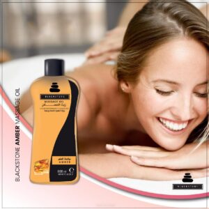Style, Black Stone Massage Oil Amber 600ml
