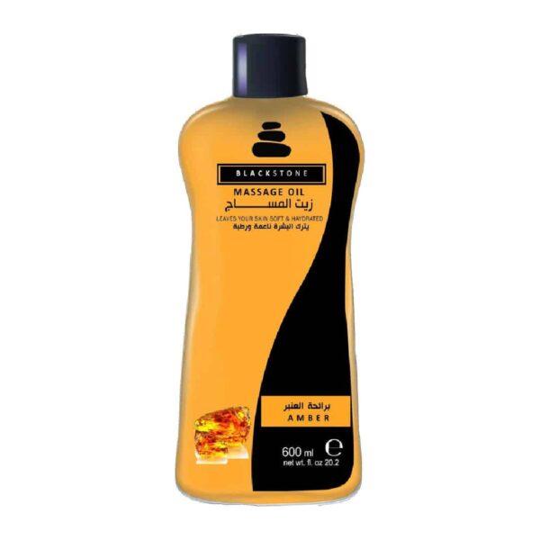 Style, Black Stone Massage Oil Amber 600ml