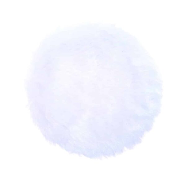 "Beauty Glam White Large Fluffy Puff "