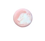 255632 (2) Powder Puff - Pink &amp; White