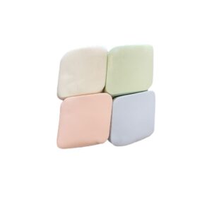 Beauty Glam Fair Lady Small Rhombus Sponges- Set 4Pcs (Multi colors)