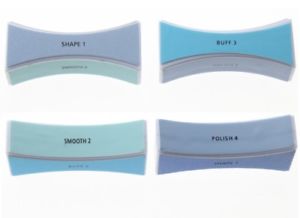 Dr.Schmidt Curved 4 Way 4 In 1 Nail Block File Buffer Polish Manicure Pedicure Fingers Toes