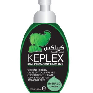 Keplex, Crazy Color Foam Toner - Semi-Permanent 300Ml Emerald Green