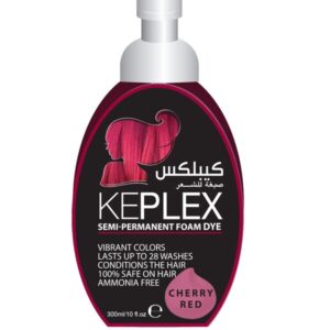 Keplex, Crazy Color Foam Toner - Semi-Permanent 300Ml Cherry Red