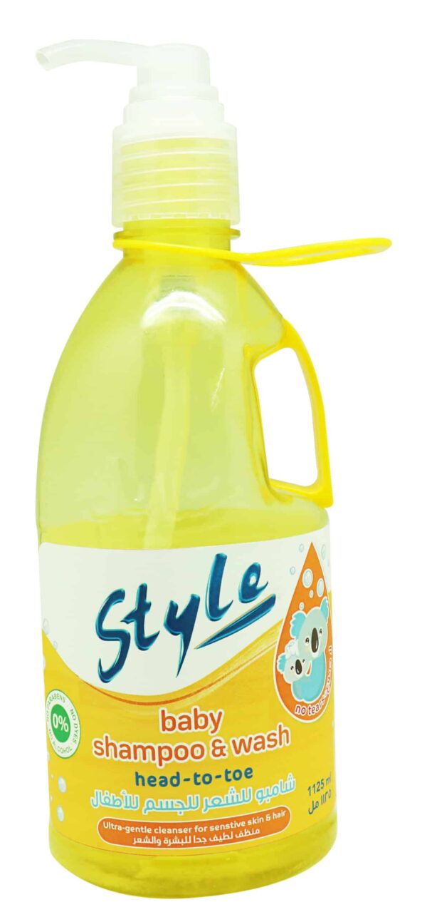 Style, Baby Shampoo & Wash- Head To Toe 1125ml