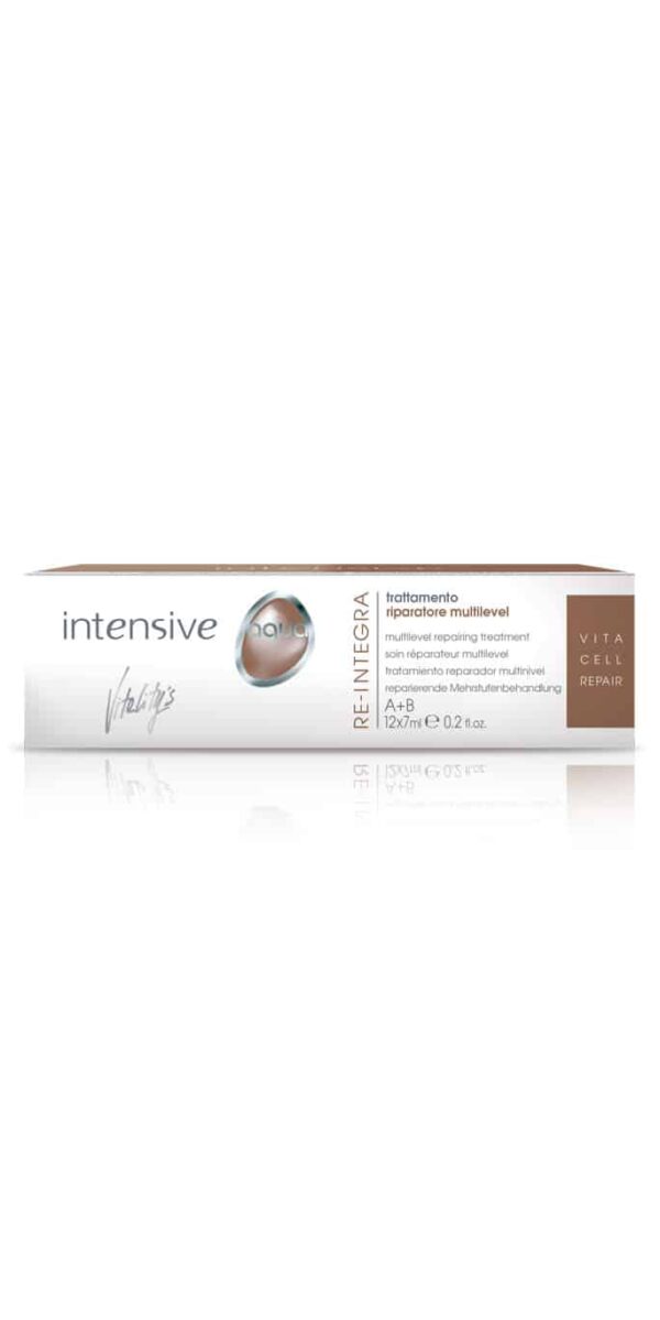 Vitality's, Intensive Aqua Re-Integra Multilevel Repairing Treatment For Damaged Hair - 12X7 Ml