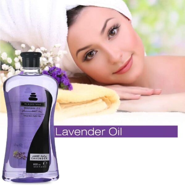 Style Black Stone Massage Oil Lavender 600ml