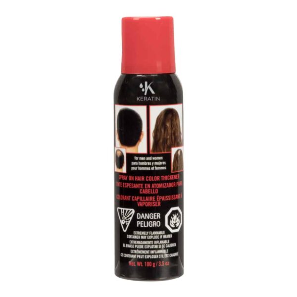 K.keratin Hair Spray Color Light Brown 874 - 100ml