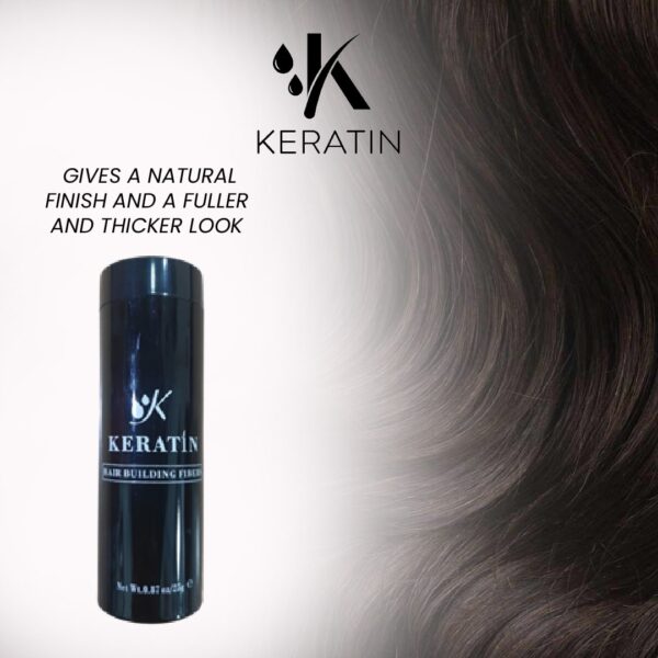 K.keratin Hair Building Fiber Powder Dark Brown - 27.5g