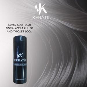 K.keratin Hair Building Fiber Powder Black - 27.5g