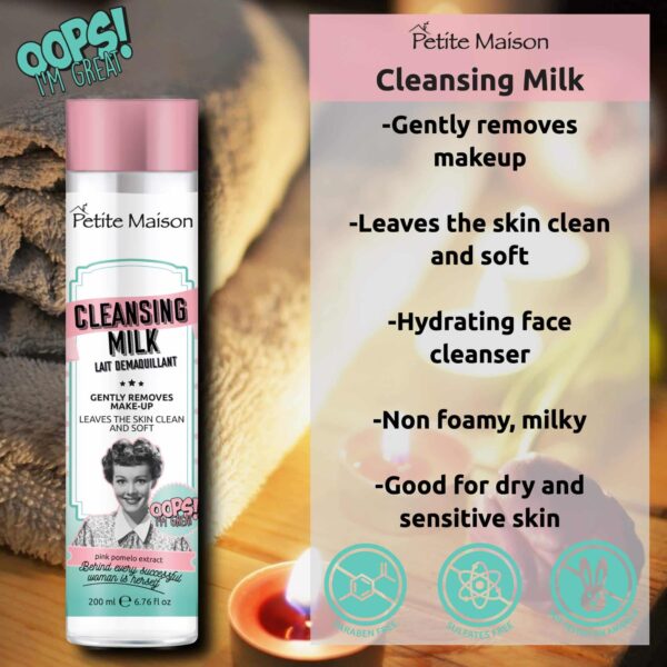 Petite Maison, Cleansing Milk Gently Removes Make-up