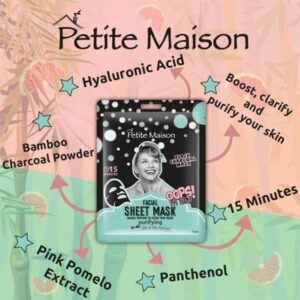 Petite Maison, Facial Sheet Mask 25ml Purifying