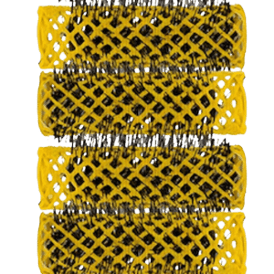 Hair Majesty Yellow Hairbrush Rollers